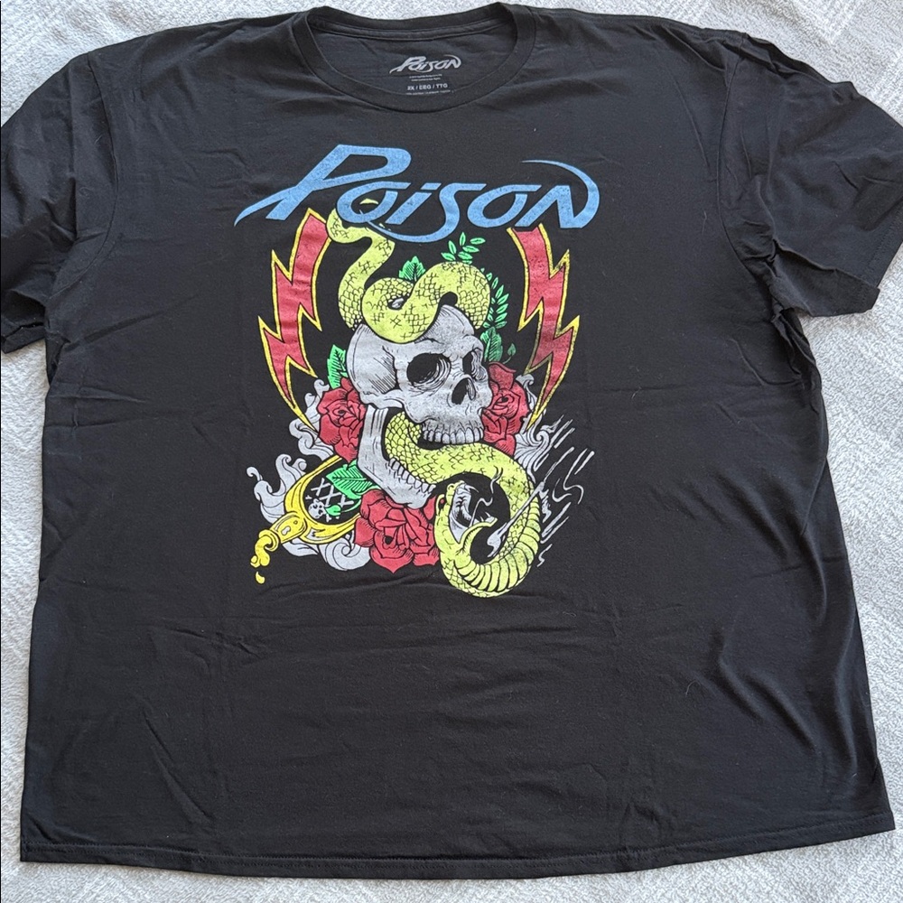 Black Graphic Poison Band Tee